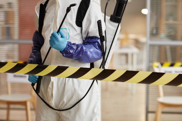 Professional Sewage Cleanup technician working in Sun Valley, ID